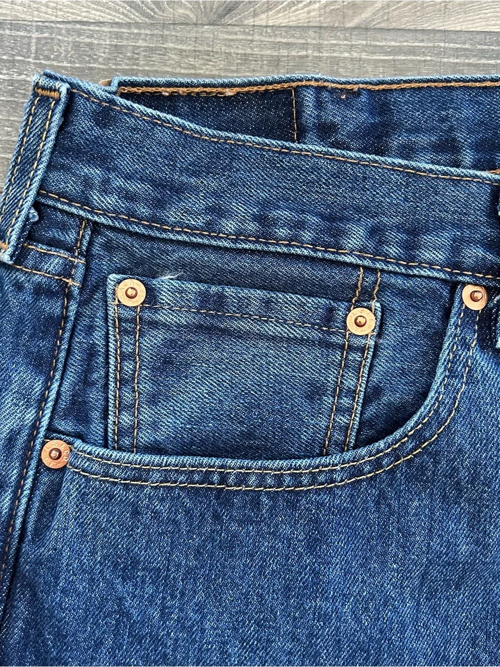 40x32 LEVI’S 501 Straight Leg Button Fly Jeans Men’s Blue 100% Cotton 0050